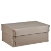 ADJ Style Scatola in pelle Snob Cappuccino> Scatole