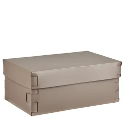 ADJ Style Scatola in pelle Snob Cappuccino> Scatole