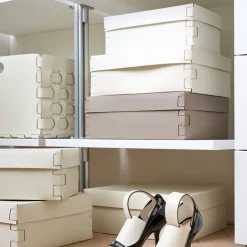 ADJ Style Scatola in pelle Snob Cappuccino> Scatole