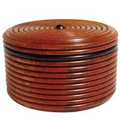 Mauro Sarti Scatola in sapele ed ebano con coperchio #2> Scatole