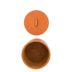 Il Bisonte Scatola media per gioielli in pelle caramello><noscript><img width=