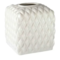 Villari SCATOLA PER FAZZOLETTI DI CARTA BLACK TIE - BIANCO> Arredo Bagno