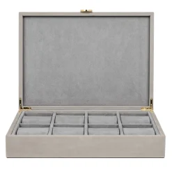 Pinetti Scatola per orologi Prestige in pelle marrone> Portagioie