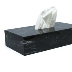 FiammettaV Home Collection Scatola per tessuti in marmo nero><noscript><img width=