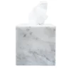 FiammettaV Home Collection Scatola per tessuti in marmo bianco di Carrara> Arredo Bagno