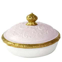 Villari SCATOLA PICCOLA IN COTONE TAORMINA - ROSA> Arredo Bagno