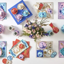 GINORI 1735 Scatola Portaoggetti Grande Rotonda Oriente Italiano Iris><noscript><img width=