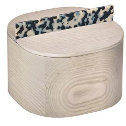 Riviere Scatola quadrata arrotondata Dama Tortoise #5> Scatole