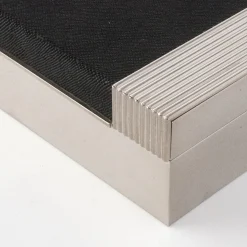 Design Center 1991 Scatola rettangolare nera Galucharme di Nino Basso><noscript><img width=