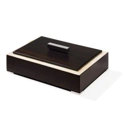 Arcahorn Scatola Rettangolare Selene Grande in Ebano Amara> Scatole