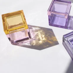 Studio Bojola Scatola Rosa in Cristallo Palmi><noscript><img width=