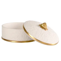 Villari SCATOLA ROTONDA AMOUR SECRET - BIANCO> Arredo Bagno