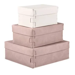 ADJ Style Scatola Snob in pelle rosa cenere> Scatole