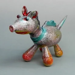 Mazzotti 1903 Scultura animale con ringhio> Statuine