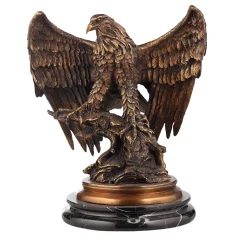 Fonderia Artistica Ruocco Scultura Aquila in bronzo> Statuine