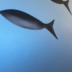 Anna Paola Cibin Scultura blu di Bosco D'Acqua alta 180 cm> Sculture Decorative