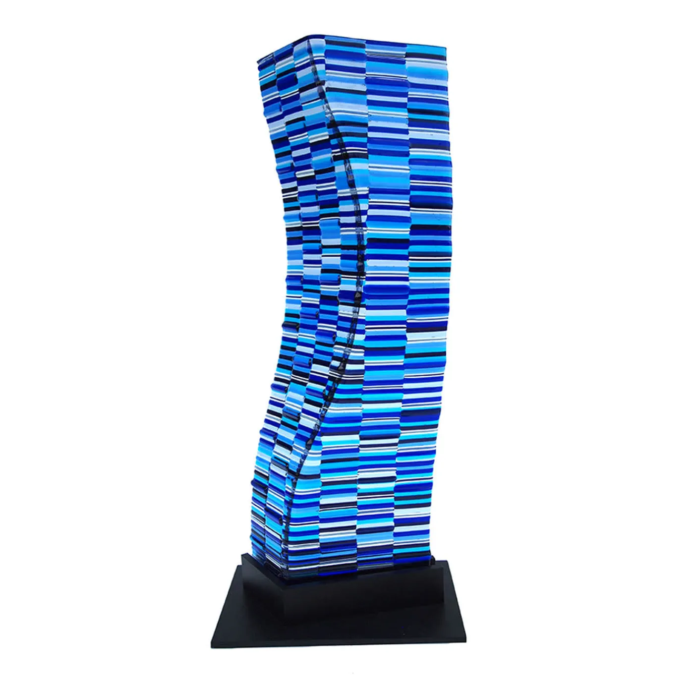 VéVé Glass Scultura blu di Poseidone> Sculture Decorative