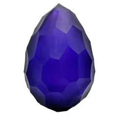 Fornace Mian Scultura blu sfaccettata Uovo Diamante> Sculture Decorative