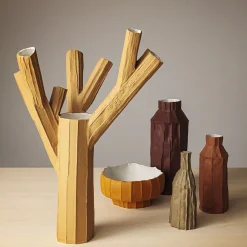 Paola Paronetto Scultura BOSCO Corteccia C11/Giallo sole> Sculture Decorative