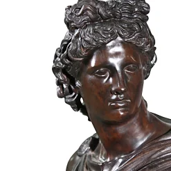 Fonderia Artistica Ruocco Scultura Busto Apollo in bronzo> Sculture Decorative