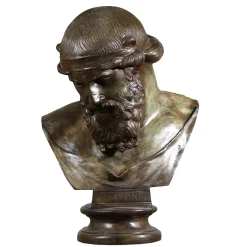 Fonderia Artistica Ruocco Scultura Busto Platone in bronzo><noscript><img width=