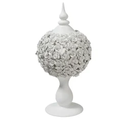 VGnewtrend Scultura Coco Camelie Bianco> Sculture Decorative