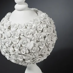 VGnewtrend Scultura Coco Camelie Bianco> Sculture Decorative