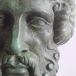 Todini Sculture Scultura da parete in ceramica di Giove Ammon> Sculture Da Parete