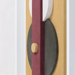 Giobagnara Scultura decorativa da parete Tabou con cornice bianca #1> Pannelli Decorativi