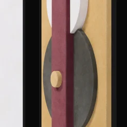 Giobagnara Scultura decorativa da parete Tabou con cornice nera #1> Pannelli Decorativi