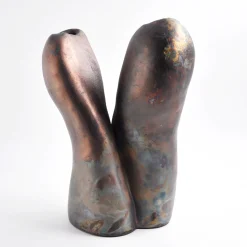 Design Center 1991 Scultura Decorativa in Ceramica Intreccio Silente di Nino Basso><noscript><img width=