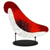 VéVé Glass Scultura di boomerang rosso> Sculture Decorative