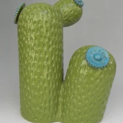 Mazzotti 1903 Scultura di cactus in ceramica Little Rock Street di Tullio Mazzotti> Statuine