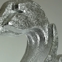 PB Studio Artigiano Scultura di cigno d'argento> Statuine