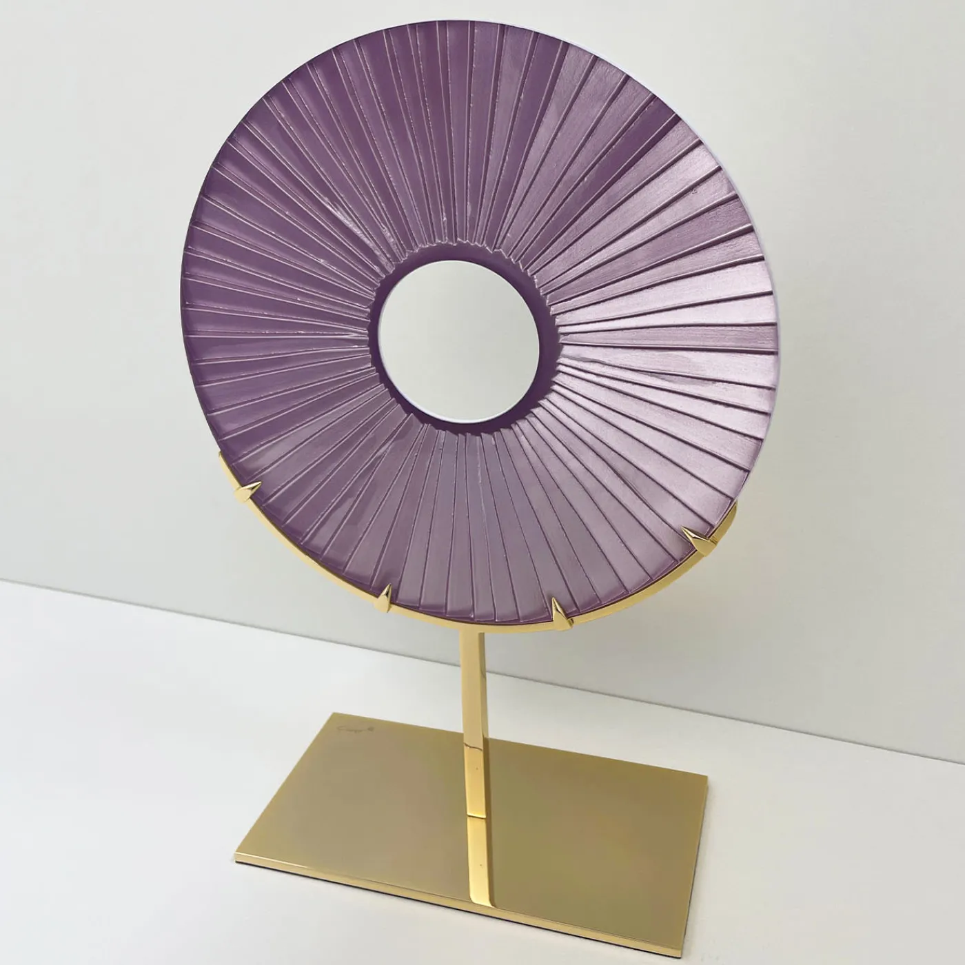 Ghirò Studio Scultura di cristallo rosa occhio> Sculture Decorative