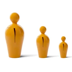 SANTOPECCATORE Scultura Do in Ceramica Senape> Sculture Decorative