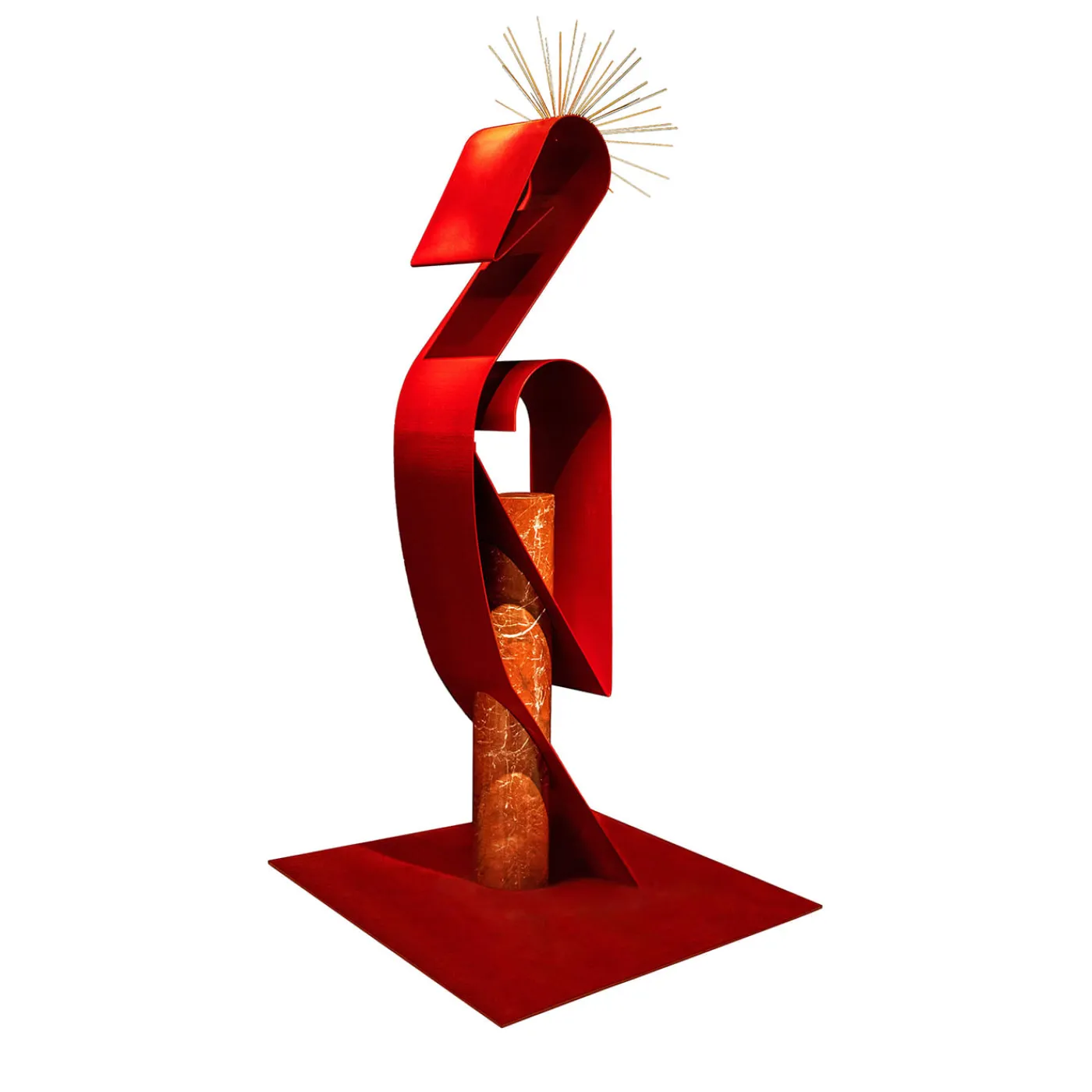 Officina Della Scala Scultura Gru Coronata> Sculture Decorative