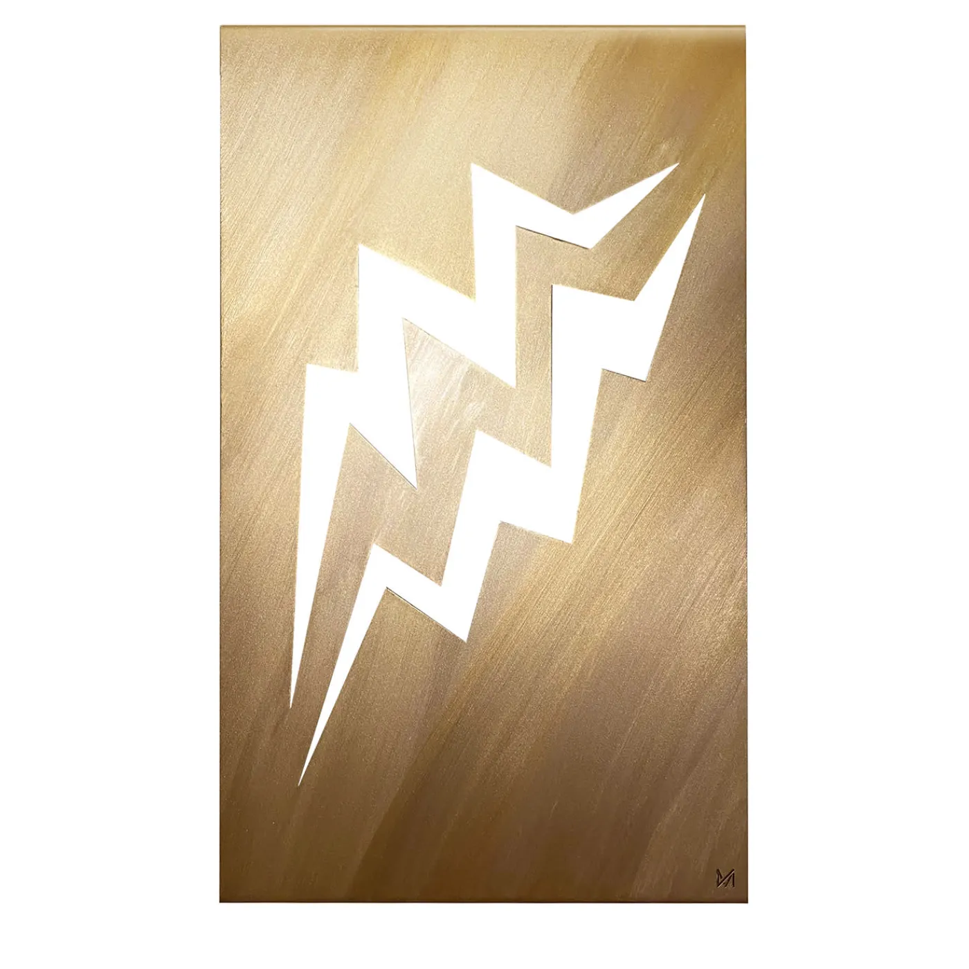Marzia Boaglio Scultura in alluminio Fulmini Oro> Pannelli Decorativi