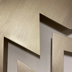Marzia Boaglio Scultura in alluminio Fulmini Oro> Pannelli Decorativi