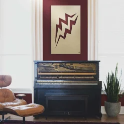 Marzia Boaglio Scultura in alluminio Fulmini Oro><noscript><img width=