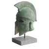 Todini Sculture Scultura in ceramica Elmo Corinzio con base> Statuine