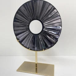 Ghirò Studio Scultura in cristallo nero Eye> Sculture Decorative