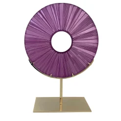 Ghirò Studio Scultura in cristallo viola Eye> Sculture Decorative