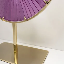 Ghirò Studio Scultura in cristallo viola Eye><noscript><img width=