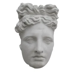 Galleria Romanelli Scultura in gesso con maschera di Apollo> Sculture Decorative