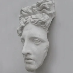 Galleria Romanelli Scultura in gesso con maschera di Apollo><noscript><img width=