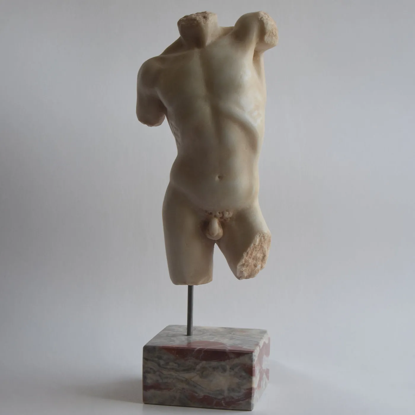 Todini Sculture Scultura in marmo di Carrara Torso di Marte con base> Statuine