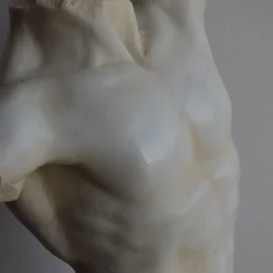 Todini Sculture Scultura in marmo di Carrara torso di satiro con base> Statuine