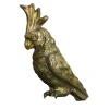Molto Collectibles Scultura in Ottone a Forma di Pappagallo> Statuine