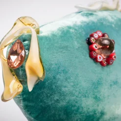 Anna Paola Cibin Scultura in velluto di pesce verde Joyful Fish> Statuine